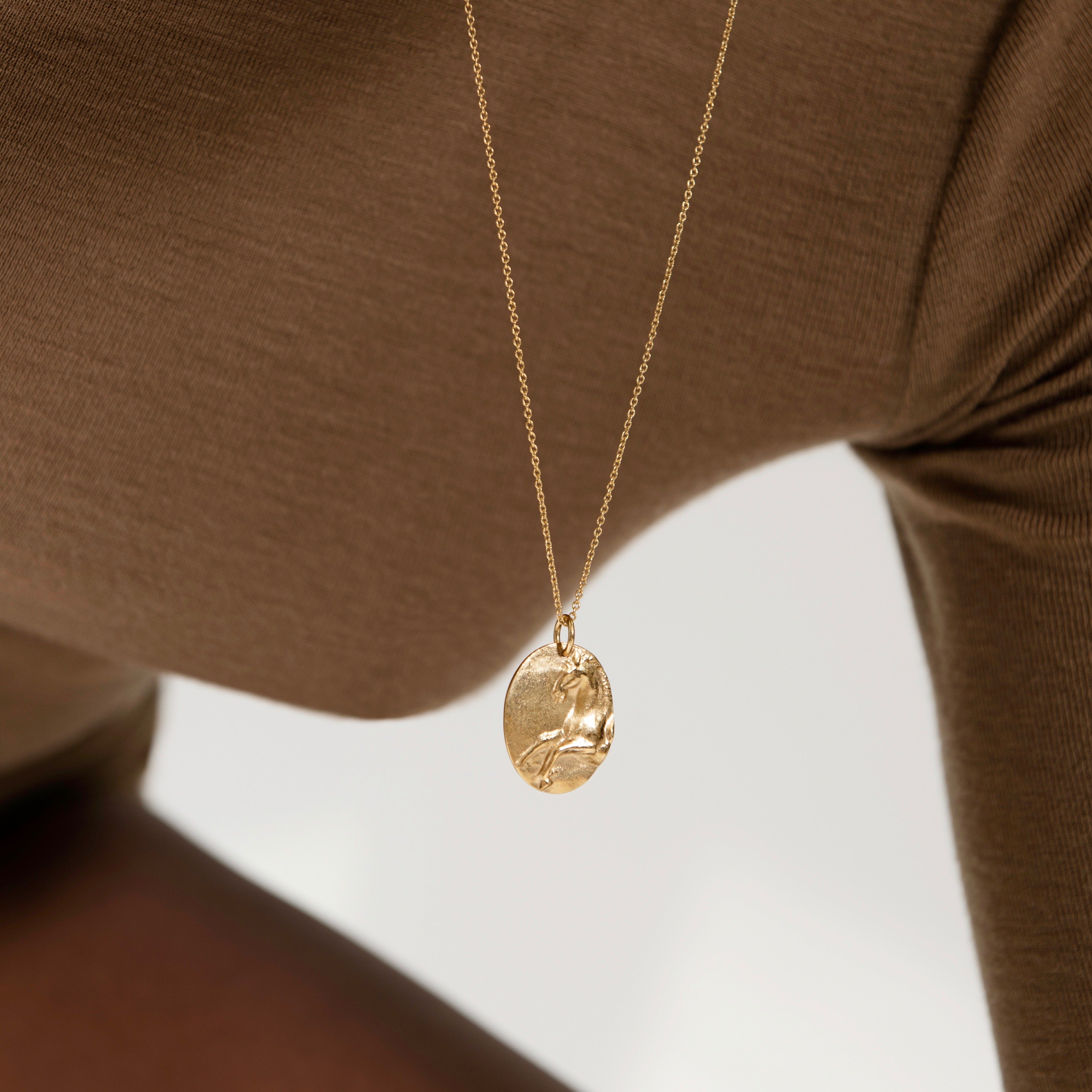 Equestrian Necklace - Gold Vermeil