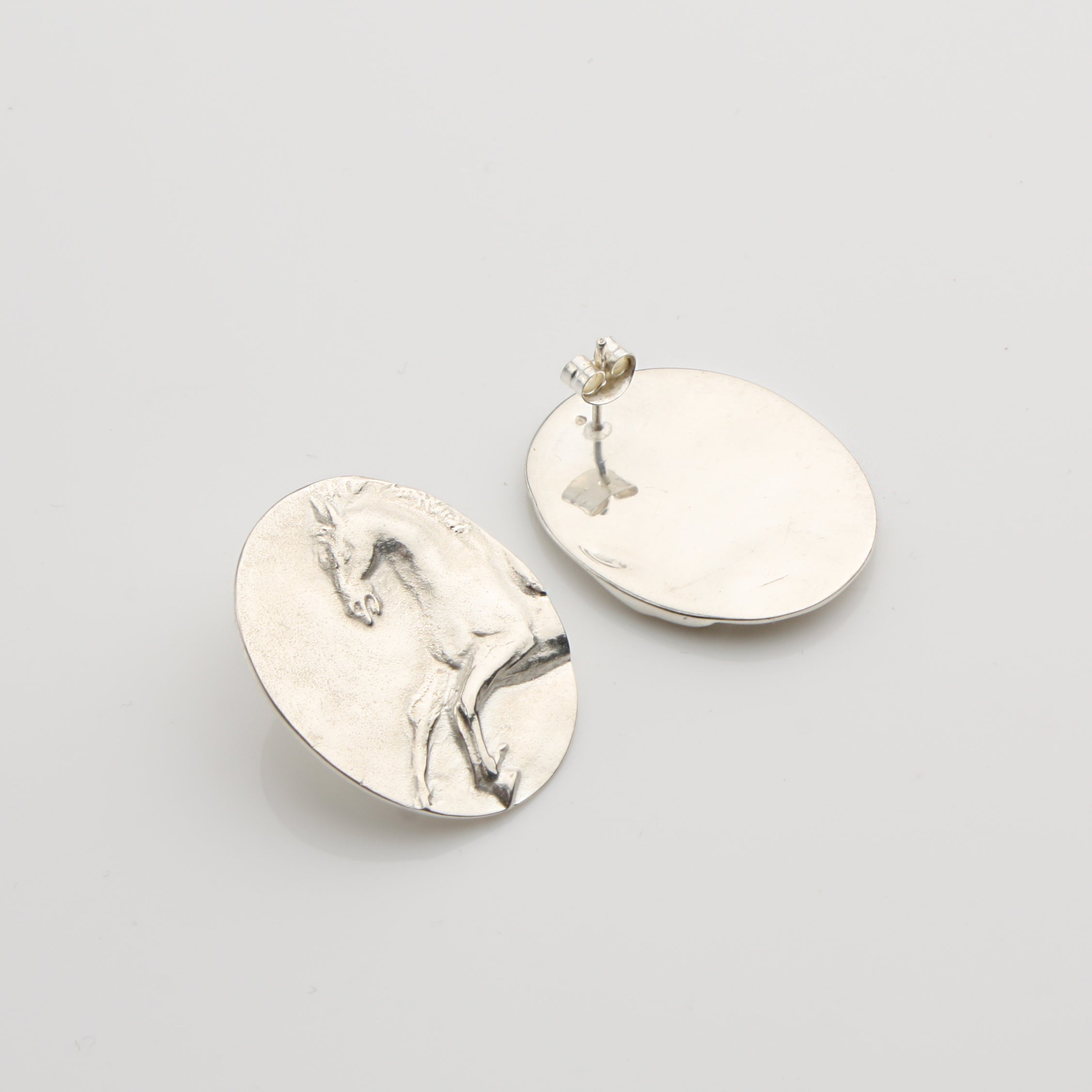 Equestrian Earring - Silver