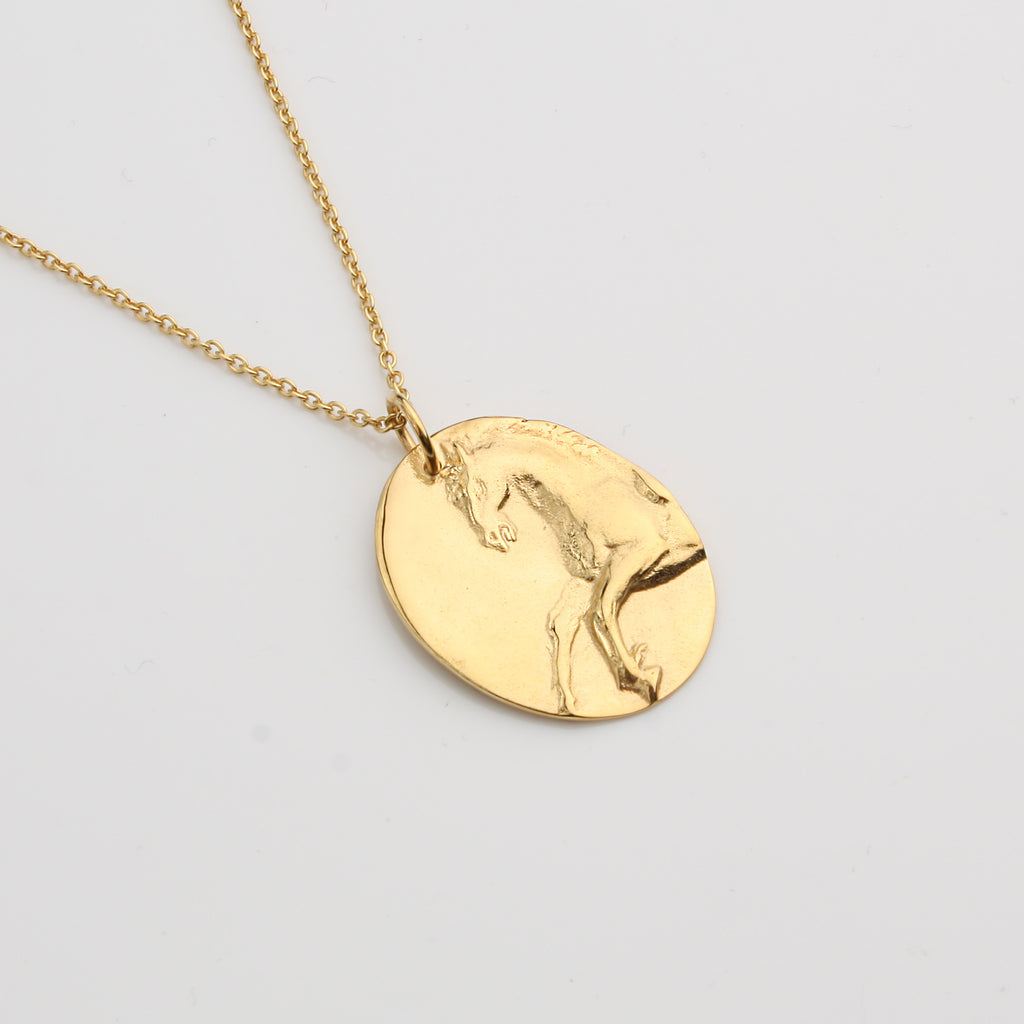 Equestrian Necklace - Gold Vermeil