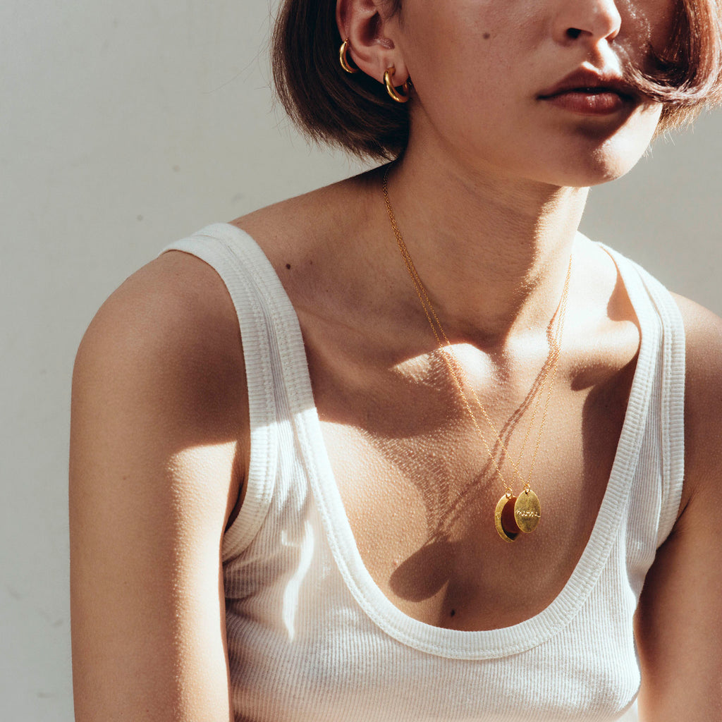 1.8 Thick Hoops - Gold Vermeil