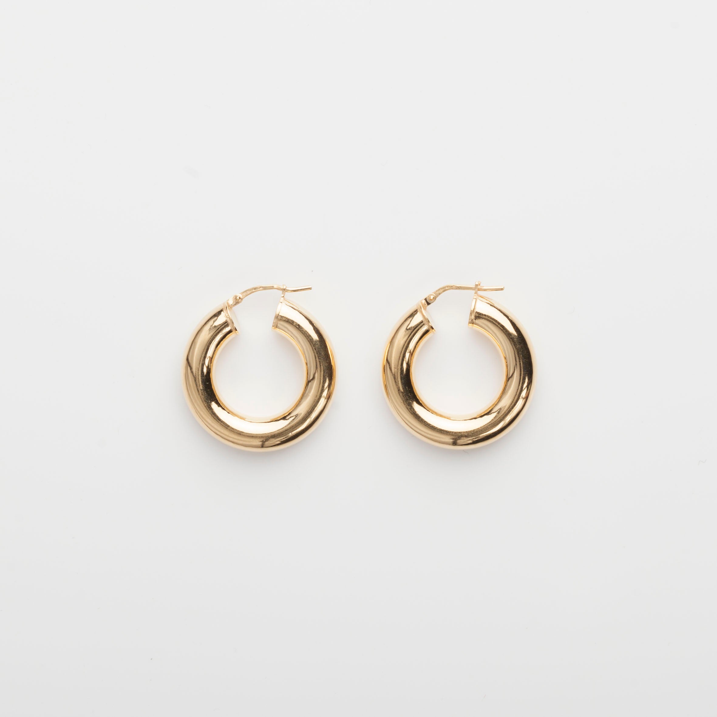 2.8 Thick Hoops - Gold Vermeil